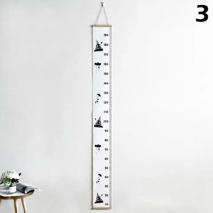 Waterproof Height Measure Wall Hanger Kids Growth Chart Wall Tattoo for Nursery Room Decor GHS99