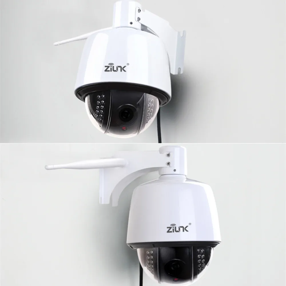 ZILNK PTZ Беспроводной WI-FI IP Камера 1080P HD 4 дюймовый металлический корпус Открытый 5X оптические Объективы для видеонаблюдения HI3516C+ SONY IMX323 для Iphone и Ipad