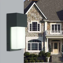 10 Вт светодиодный напольный светильник Настенный бра светильник Водонепроницаемый здания наружные ворота балкон сад двор