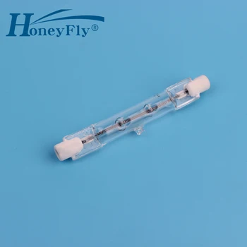 

HoneyFly 3pcs 78mm Halogen Bulb Lamp J78 220V/110V 100W 150W 200W 250W R7S Double Ended Filament Flood Lights Quartz Tube