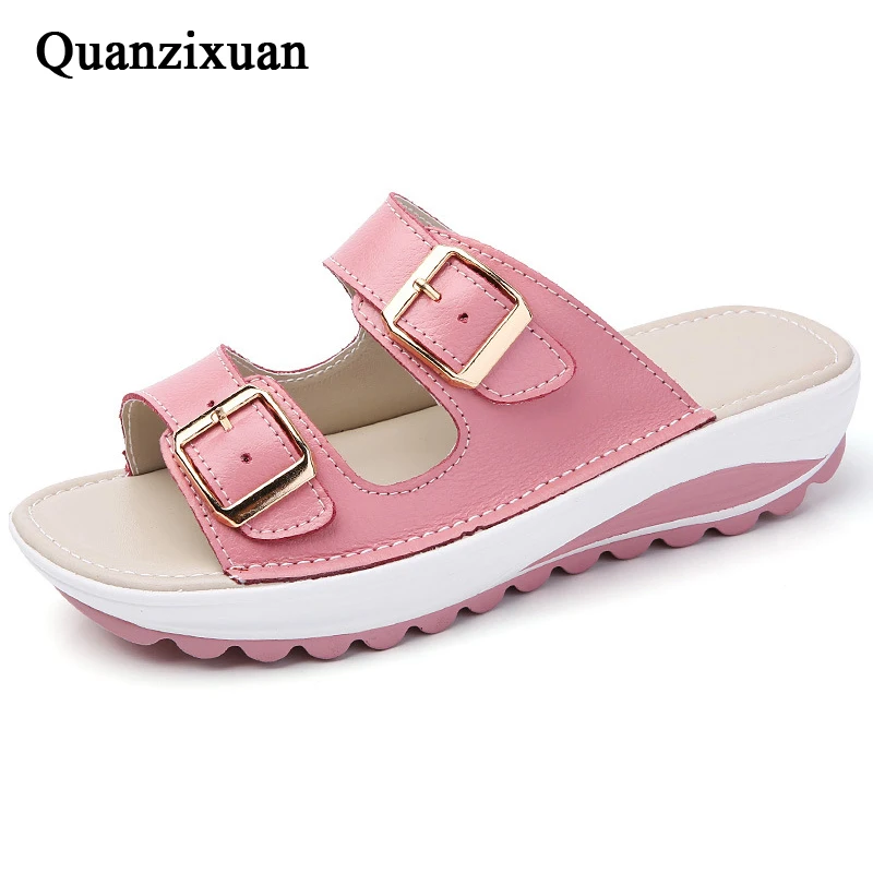 

Quanzixuan Women Slippers Fashion Soft Slides Flip Flops Summer Women Sandals Outside Flat Slipper Casual Women Shoes Beach