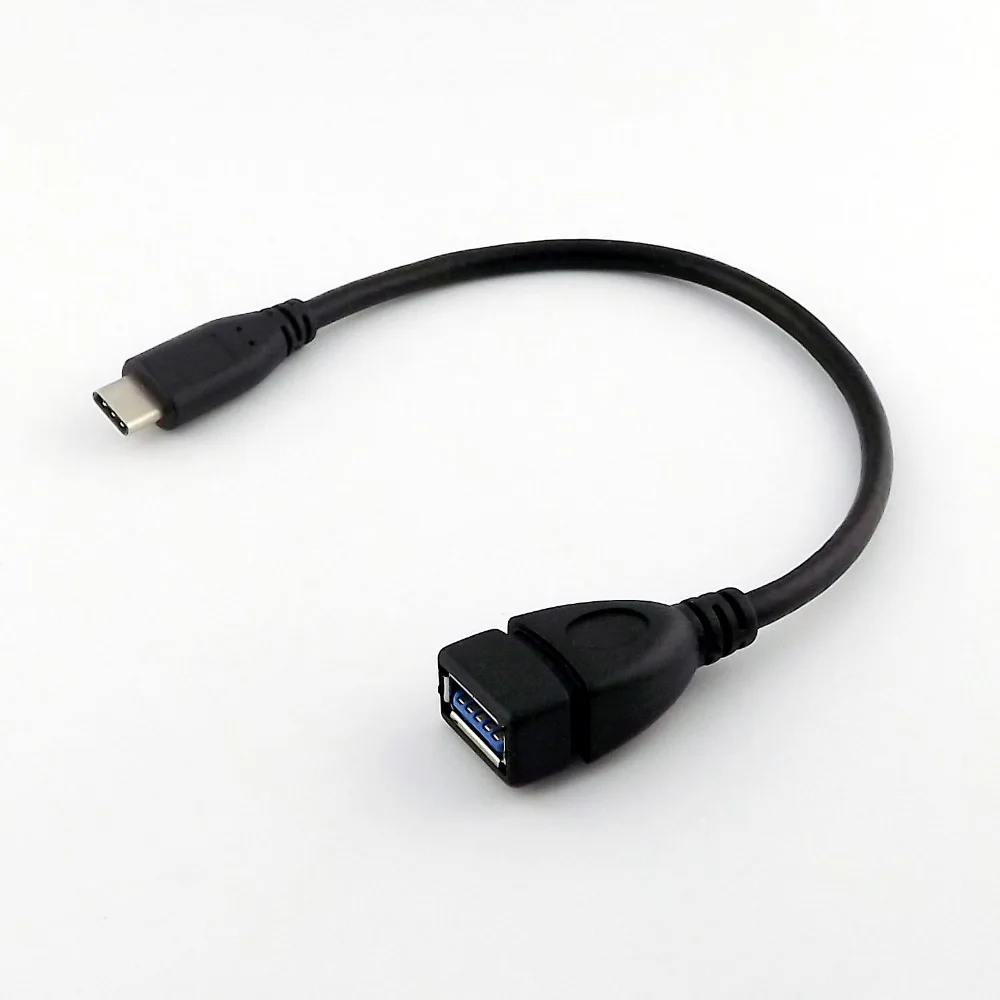 10x USB 3,1 type C штекер к USB 3,0 тип A гнездо OTG синхронизации данных зарядный разъем адаптер кабель 25 см