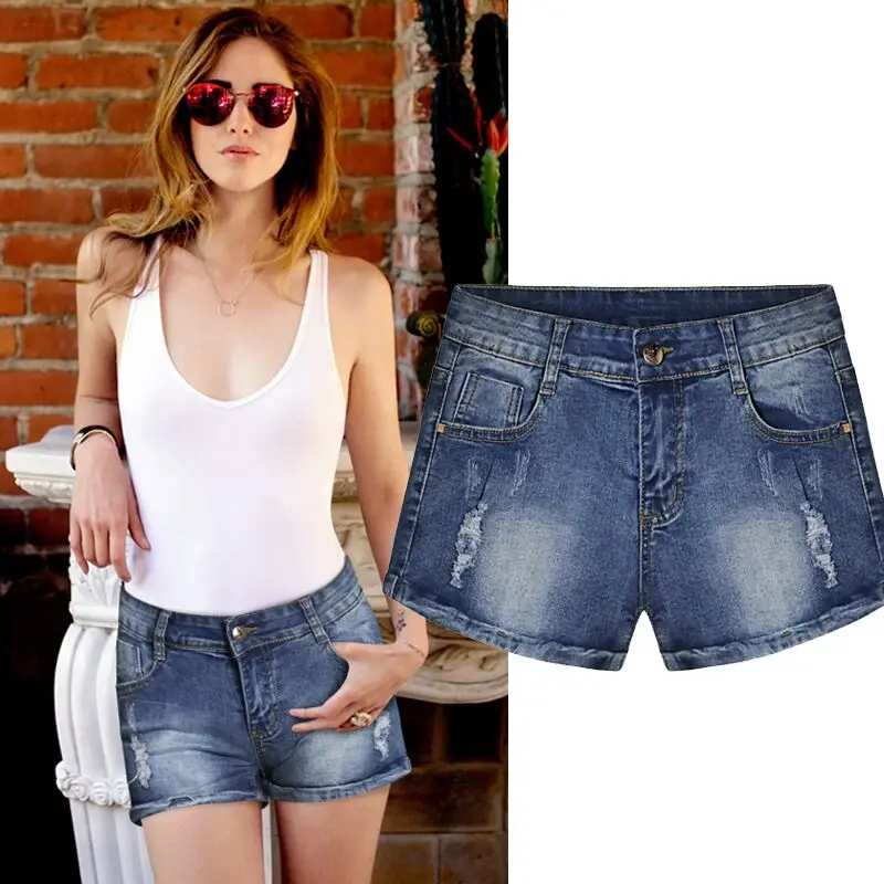 Plus Size European and American jeans for women casual Summer Design