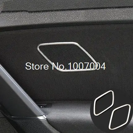 Car Rear door loudspeaker sound decoration frame sticker car stying For Volkswagen 2014-2015 VW Golf 7 MK7