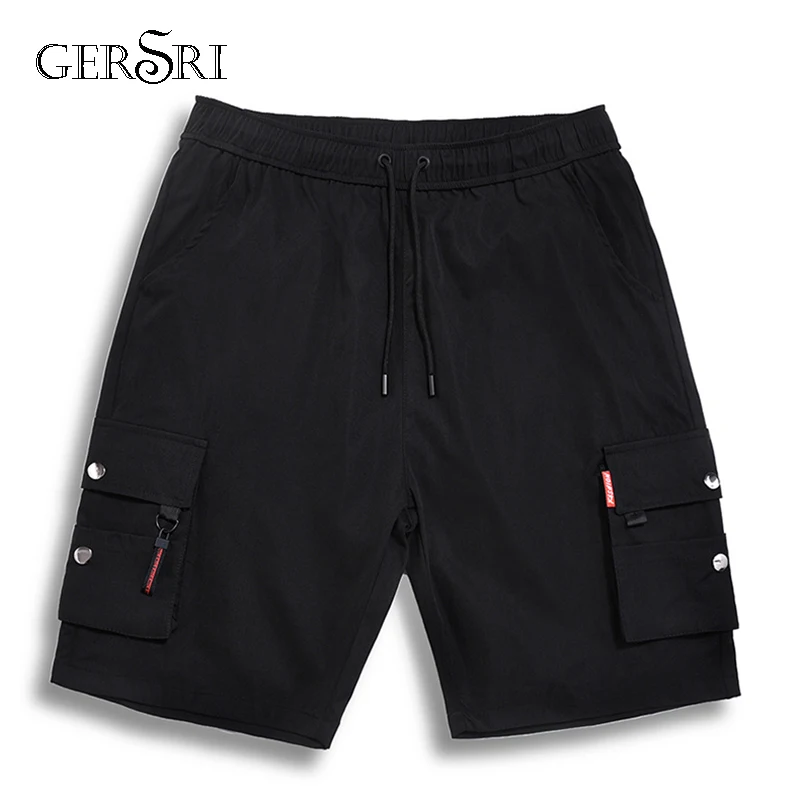 

Gersri Mens Military Cargo Shorts Big Size Shorts Men 7XL Loose Work Casual Short Pants Black Breechcloth Male Knickers