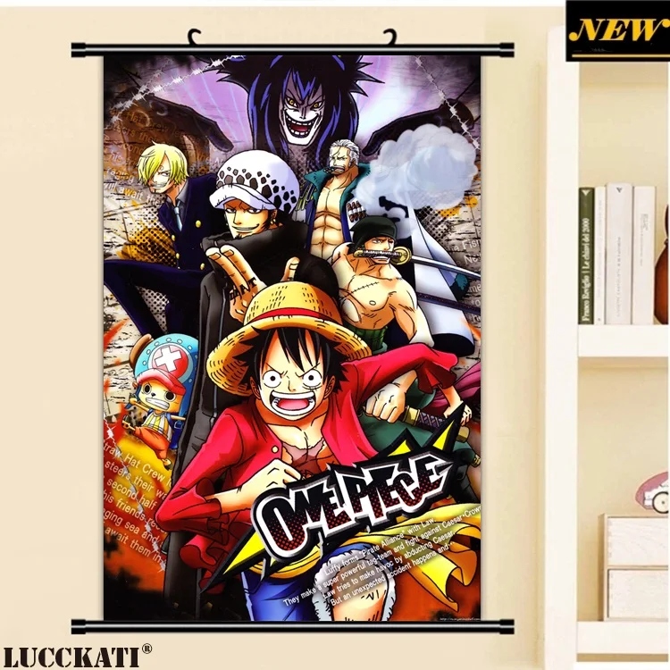 40X60 см цельный Oda Eiichirou Обезьяна D Luffy мужской нами намотка мультфильм аниме