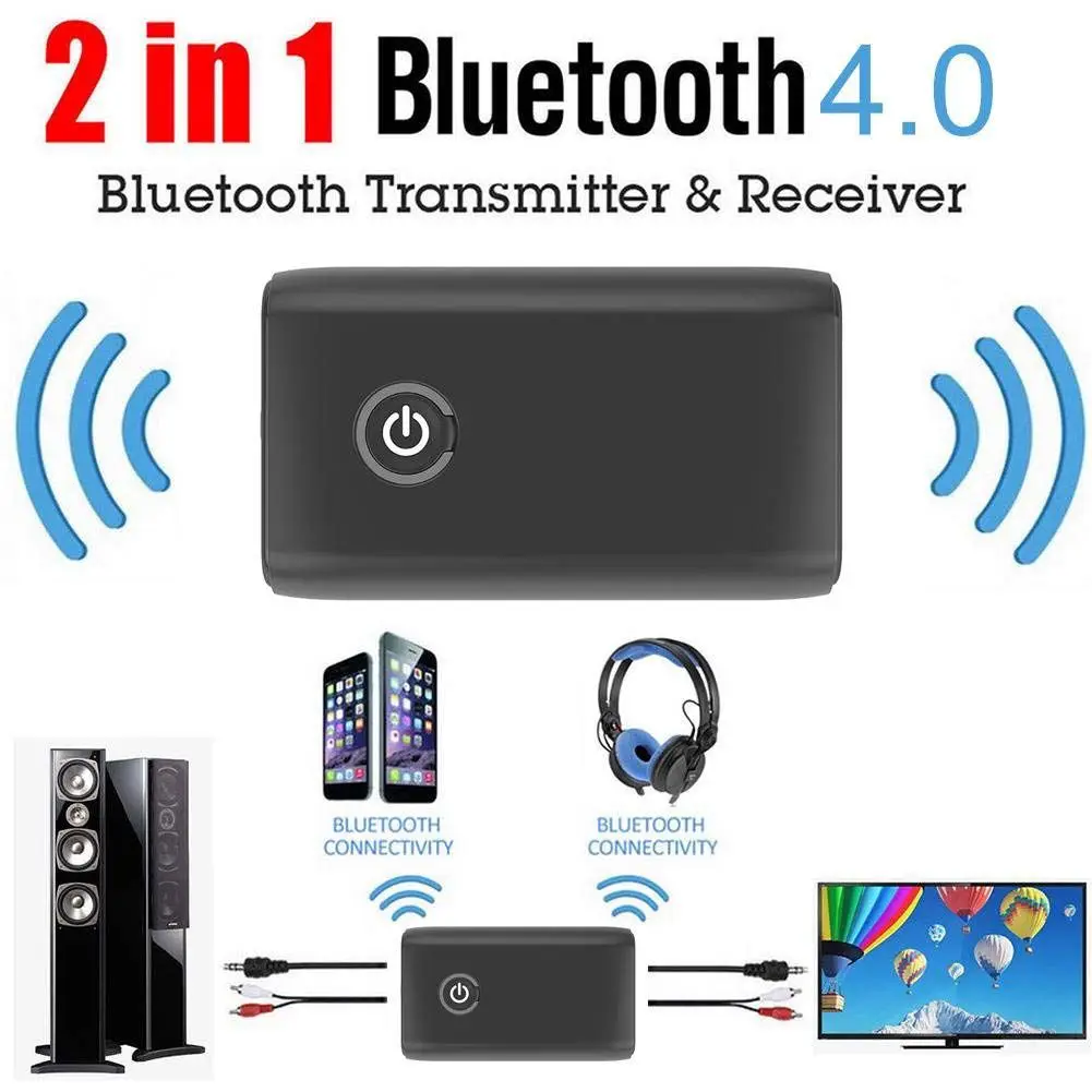 B10 2 в 1 Беспроводной Bluetooth передатчик и приемник A2DP 3,5 мм аудио адаптер