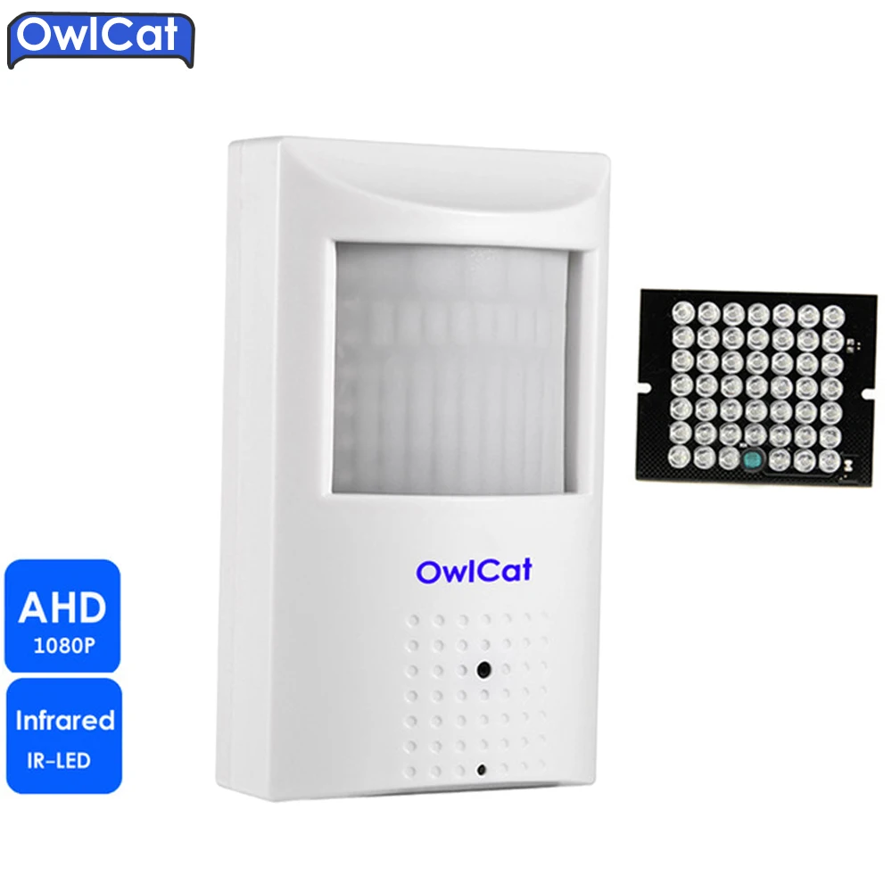 OwlCat Full HD 1080P 850nm 940nm ПИР Тип Крытый AHD-H CCTV ИК ночного видеонаблюдения охранная AHD камера 2,8 мм 3,6 мм