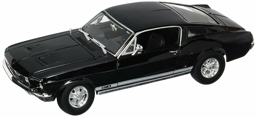 Maisto 1:18 1967 Ford Mustang GTA Fastback литая под давлением модель гоночный автомобиль игрушка в коробке