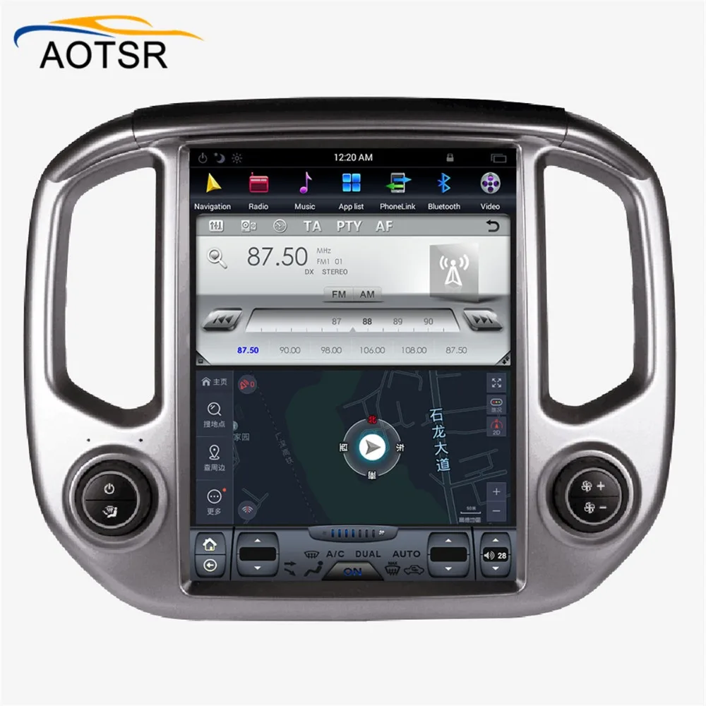 Автомобильный мультимедийный плеер Tesla style большой экран Android для Chevrolet Colorado/GMC CANYO