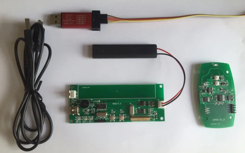 

PKE development board, car keyless system, AS3933 development board, smart key development board