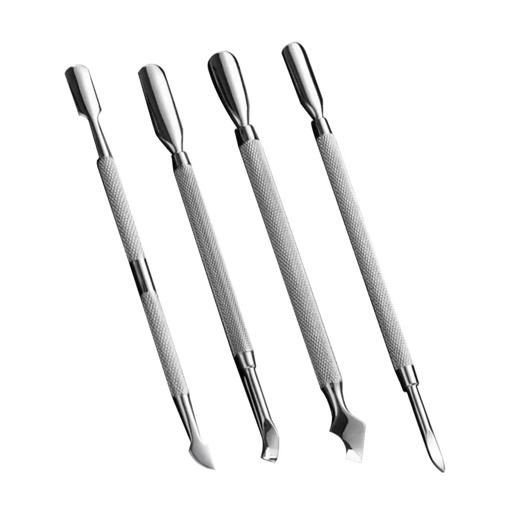 

1pc Stainless Steel Cuticle Remover Double Sided Finger Dead Skin Push Nail Cuticle Pusher Manicure Nail Care Tool