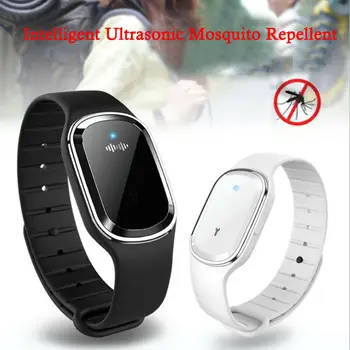 

Ultrasonic Mosquito Repellent Intelligent Women Bracelets Men Wristband Anti-mosquito Band Portable Couple Watch Safe for Child