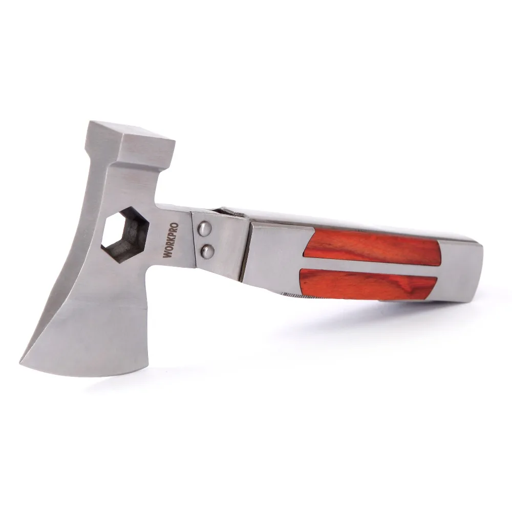  WORKPRO 12 IN 1 Multi Tools Axe Heavy Duty Twin Axe/Hammer Pocket Multifunctional Tool