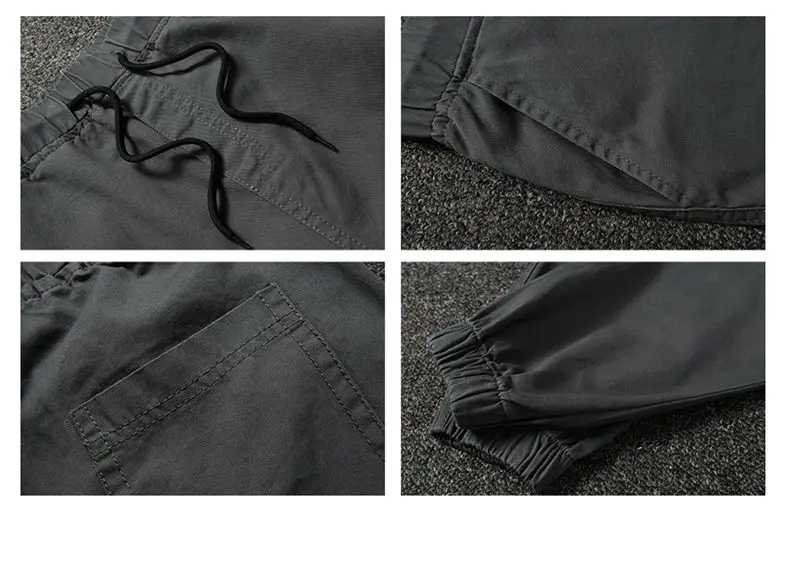 7XL Plus Size Pockets Cargo Pants Men Cotton Army Military Tactical Pants Male Men Trousers Spring Loose Casual Pants Brand MuLS 07