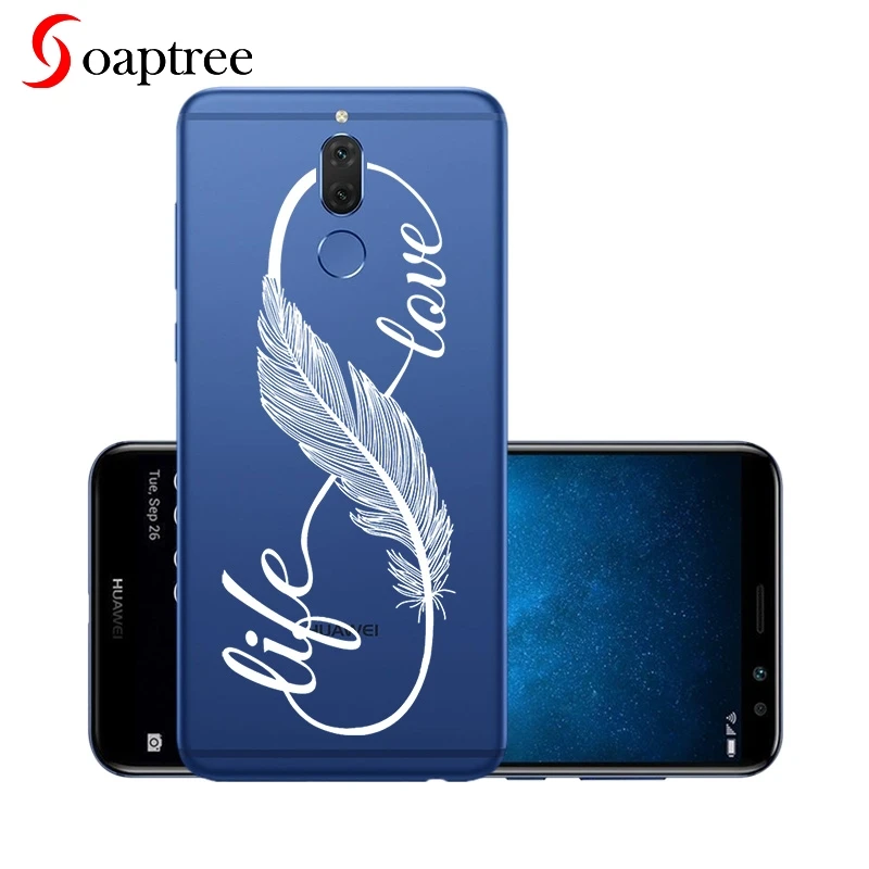 

Silicon Cases For Huawei Mate 10 Lite Case Transparent Soft TPU Cover For Huawei Nova 2i G10 Honor 9i 2017 Maimang 6 Coque Shell