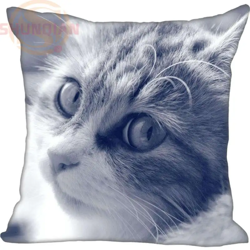New Cat Face Pillowcase Wedding Decorative Pillow Case Customize Gift