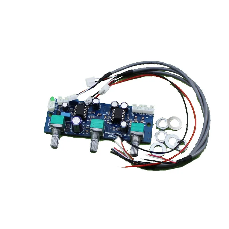 NE5532 2 1 канальная Плата усилителя сабвуфера плата фильтра нижних частот|amplifier