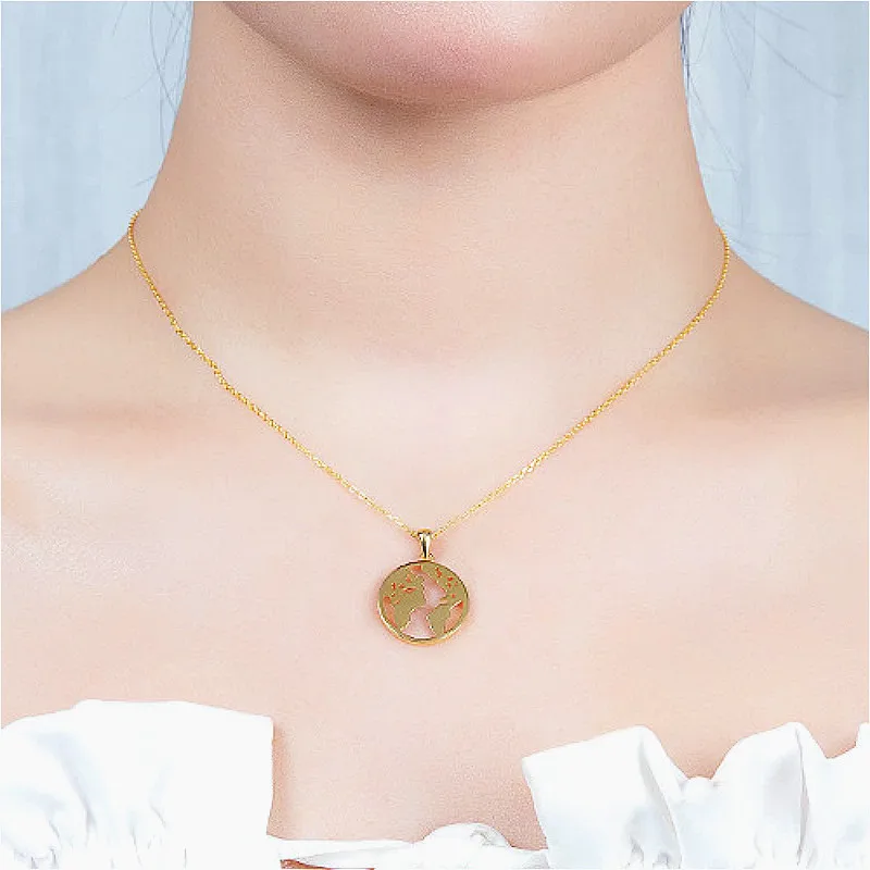 

100% Authentic 925 Sterling Silver Statement Necklace Personality Frosty Cheeks Pendant Necklaces For Women Necklace Girls