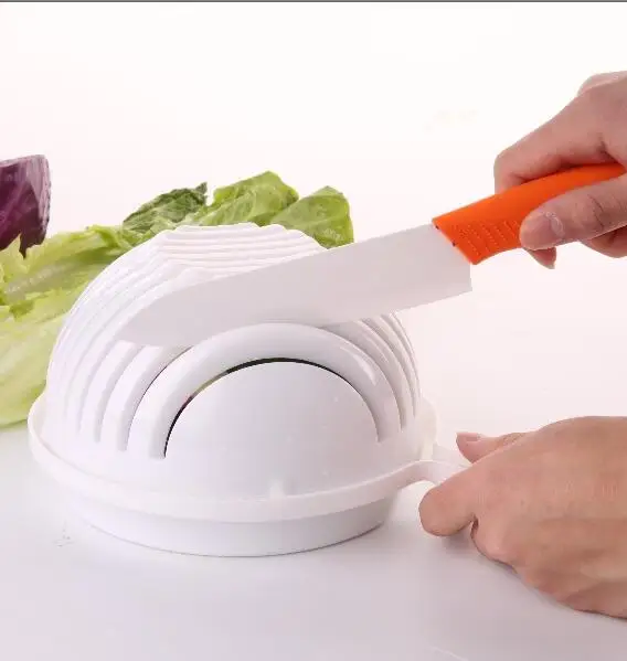 60 Second font b Salad b font Cutter Bowl Easy font b Salad b font Fruit
