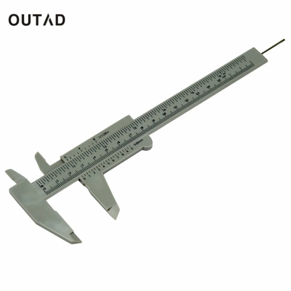 1PC 6 Inch 150mm Plastic Vernier Caliper Slidings Gauge Rulers Jewelry Measuring