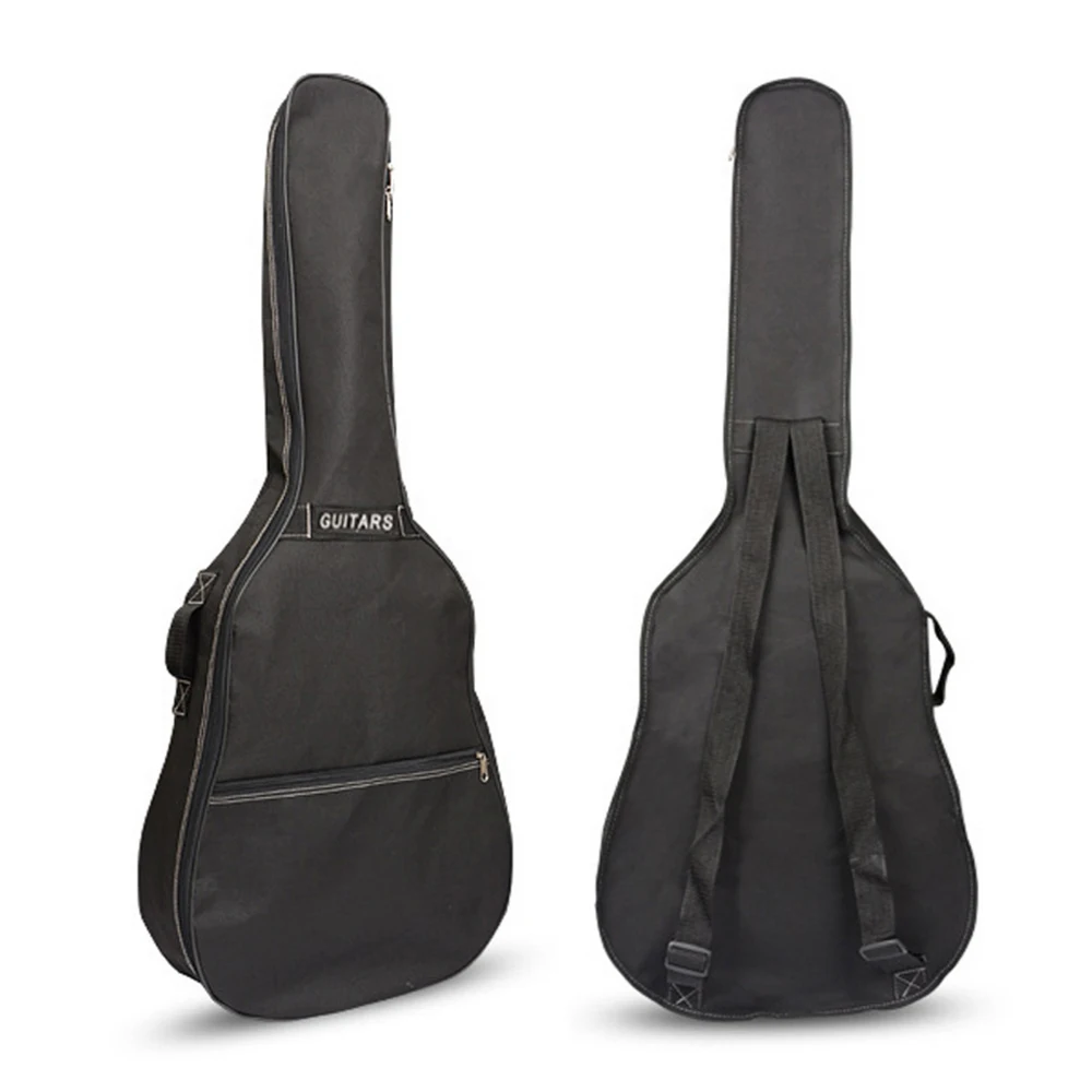 

40 / 41 Inch Acoustic Folk Guitar Bag Backpack Double Straps 600D Oxford Guitar Soft Carry Case Gig Bag Cover