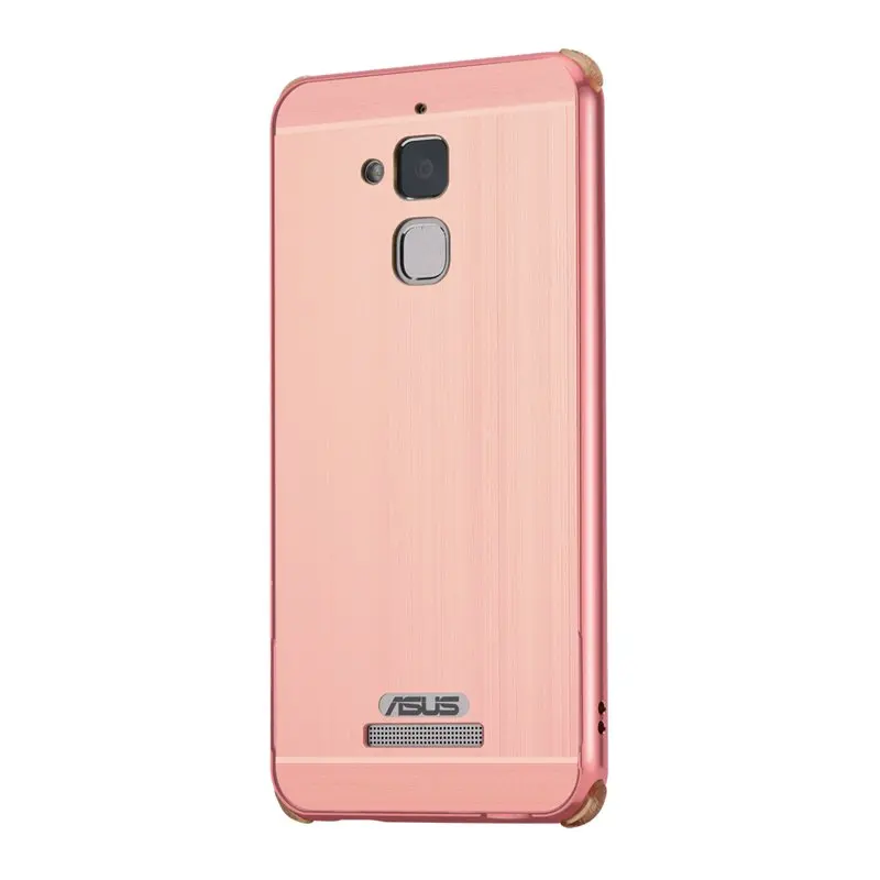 Чехол для Asus ZenFone 3 Max ZC520TL для samsung LG Google алюминиевая металлическая рамка+ акриловая задняя крышка для телефона для ZenFone3 Max Z - Цвет: ROSR