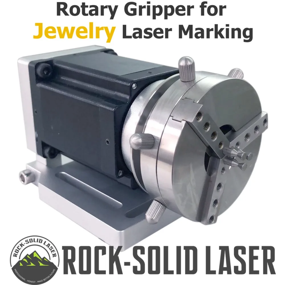 Rotary Gripper Fixture For Jewelry Ring Laser Marking Welding Machine Parts Rotate Jig shaft with Step Motor Driver Wholesale Rotary Gripper Fixture For Jewelry Ring Laser Marking Welding Machine Parts Rotate Jig shaft with Step Motor Driver Wholesale
