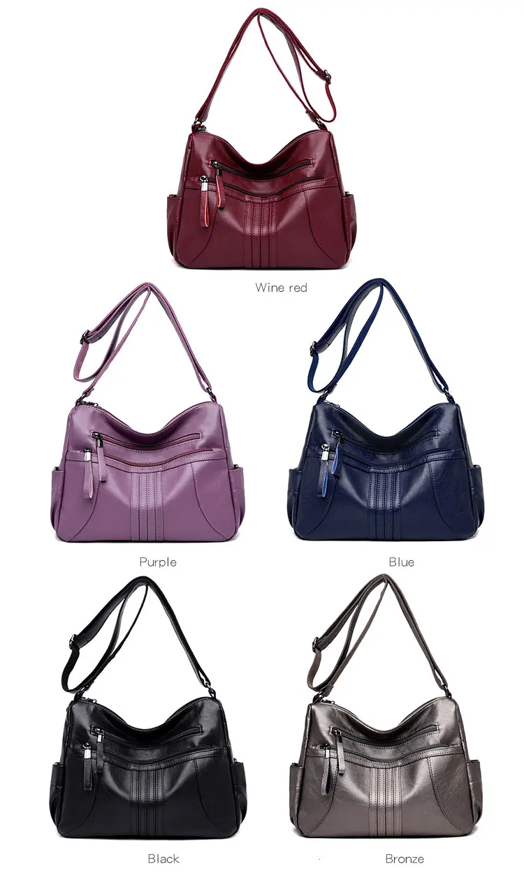 Новинка весны, женские сумки, роскошные мягкие кожаные сумки через плечо для женщин, дизайнерские женские брендовые сумки Bolso Mujer, 5 цветов