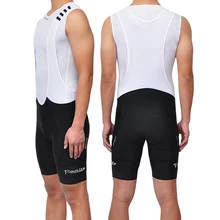 Высокое качество Runchita Новая летняя мужская Велосипеды Биб шорты Италия ткани breathableshock доказательство триатлона Pad мульти-цветной нагрудник Шорты