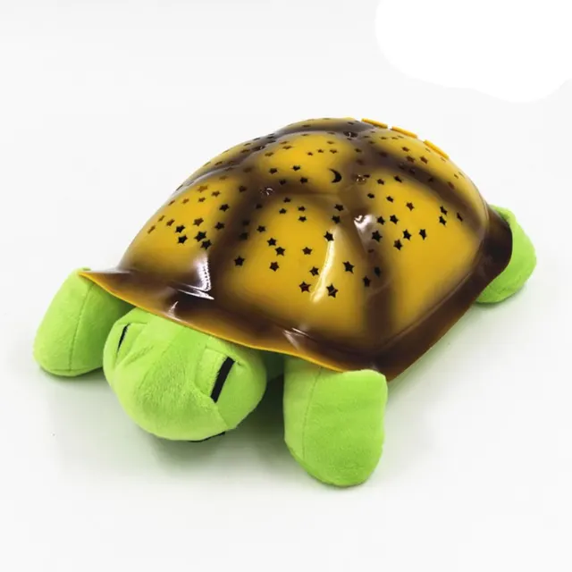 Turtle Led Night Light Stars Projector Baby Toy Lamp With Music Turtle