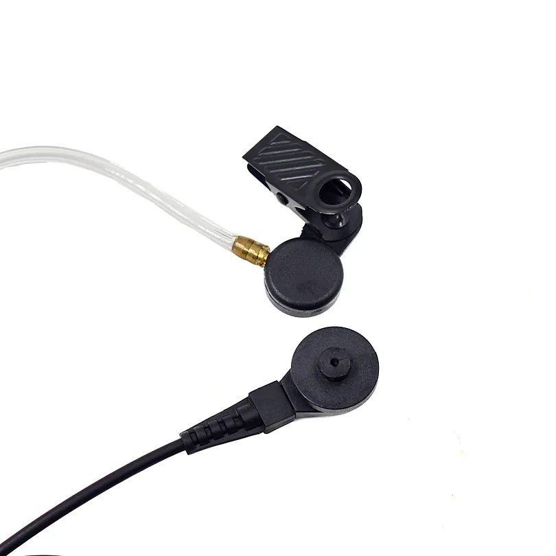 2 Pin акустическая Воздушная трубка палец с гарнитурой PTT Динамик Микрофон для Kenwood NX220 Baofeng UV5R GT-3 UV-5RE плюс динамик, гарнитура, рация
