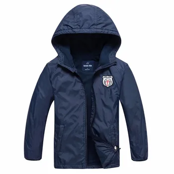 

New arrival spring autumn brand design Children outerwear coat sporty kids jackets double-deck waterproof boys jackets coats