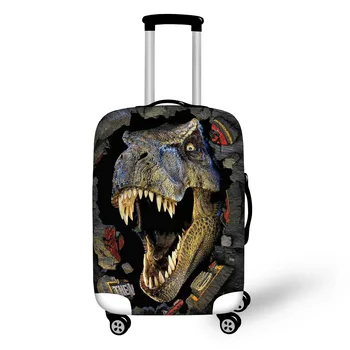 

Cool Men Travel on Road Luggage Protective Suitcase Dust Rain Cover 3D Animal Dinosaur Cover for 18 to 30 Inch Trolley Cases