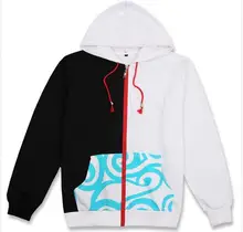 caricature Anime silver soul long sleeve and short sleeve jacket fleece cosplay hooded sweatshirt coat for Unisex caricature