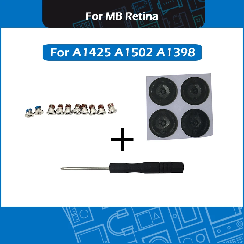 Новинка для Macbook Pro Retina A1425 A1502 A1398 набор винтов с нижним корпусом + крепеж нижняя