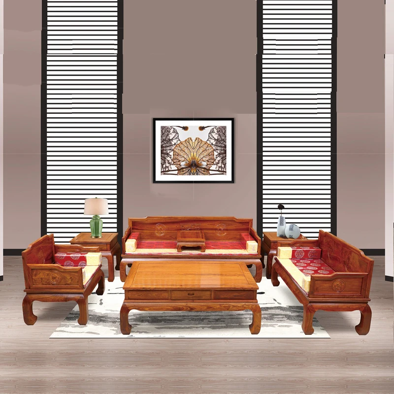 Mahogany Furniture Hedgehog Rosewood Living Room Sofa Set 7 Piece Set Large Rosewood Leisure Table Chess Table Tea Table Mahogany Furniture Hedgehog Rosewood Living Room Sofa Set 7 Piece Set Large Rosewood Leisure Table Chess Table Tea Table