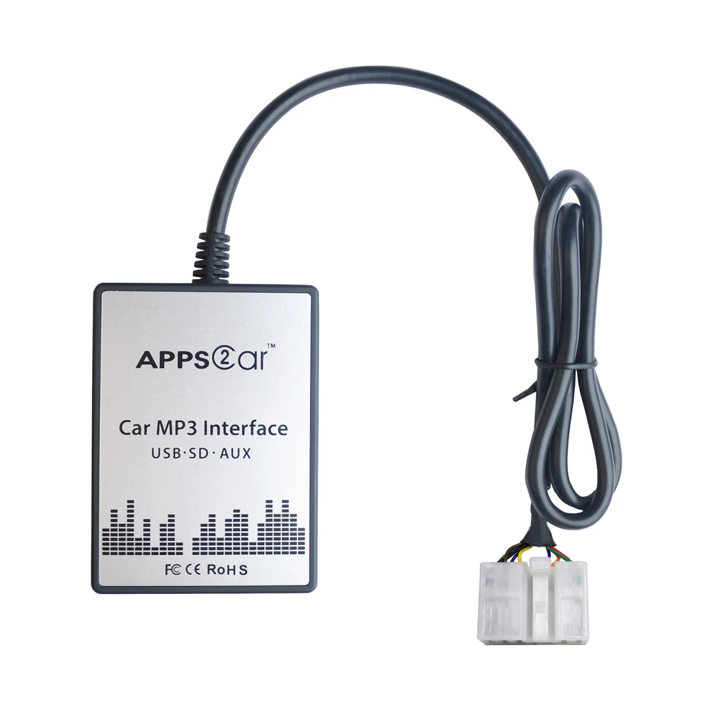 Автомобильный цифровой музыкальный преобразователь USB SD AUX адаптер аудио