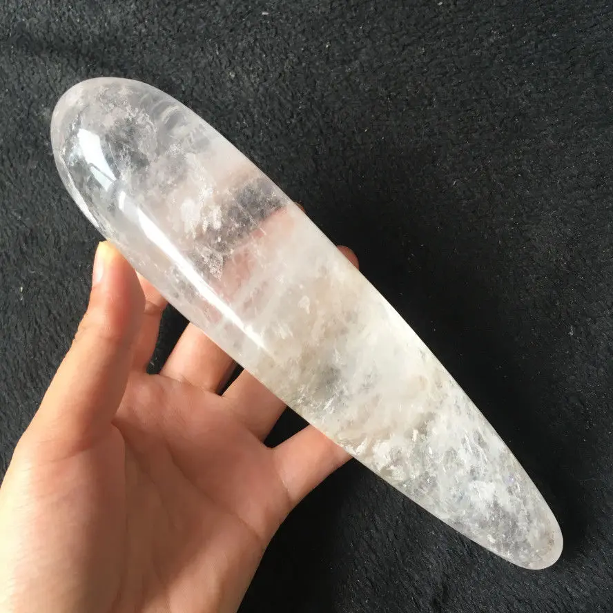 Hot sale 100 natural clear white quartz crystal wand healing crystal