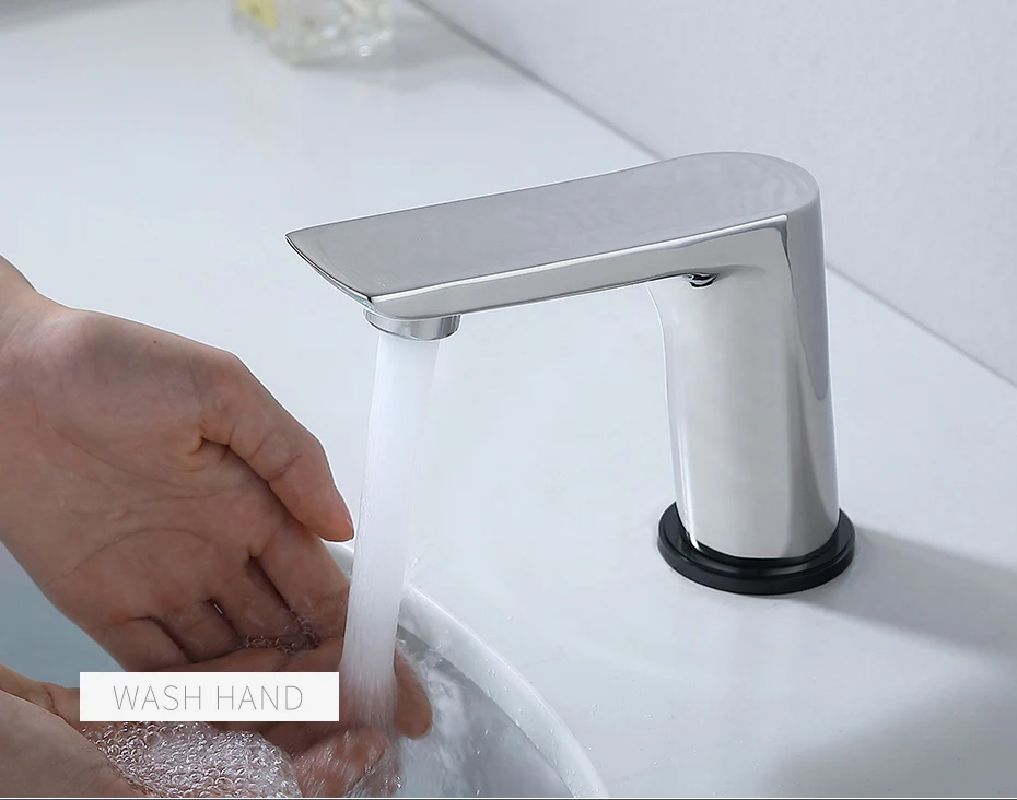 FLG Smart Touch управление смесители для раковины дизайн хромированный сенсорный датчик чувствительный сенсорный смеситель для ванной комнаты