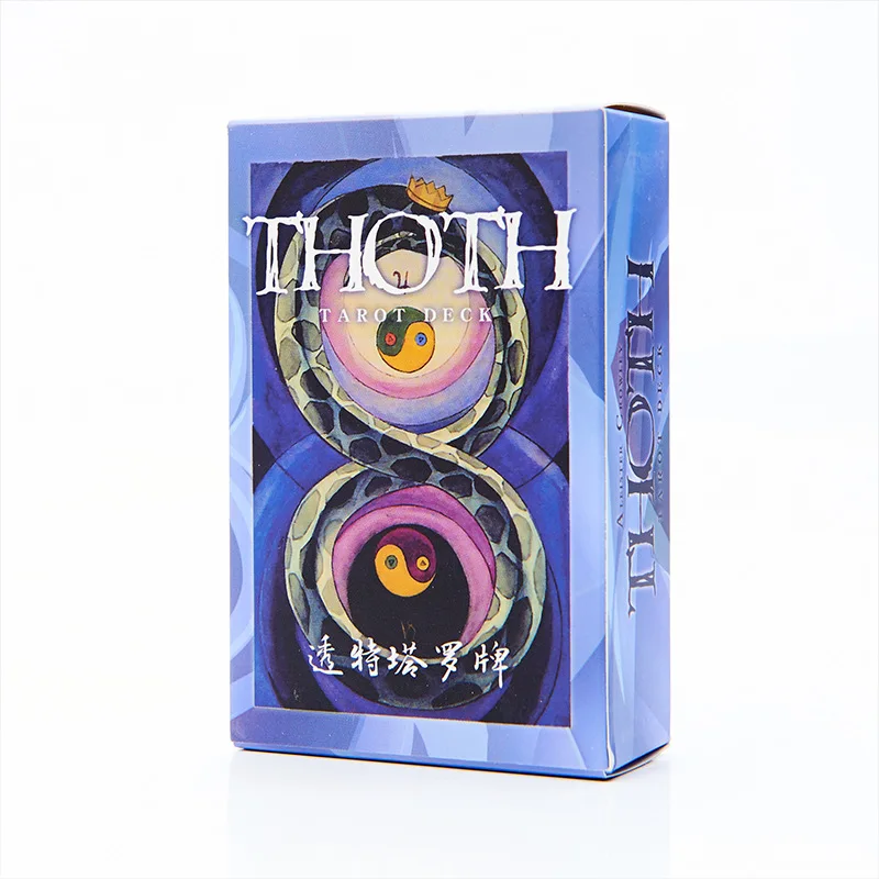 THOTH tarot cards Высококачественная карточка Таро с красочной коробкой карточная игра