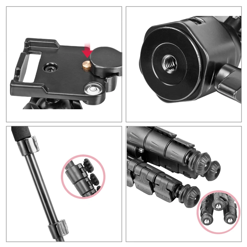 ALUMOTECH-Aluminium-Tripod-Stand-Max-Load-3KG-For-Outdoor-Camera-Video-DSLR-Shooting-Studio(2)