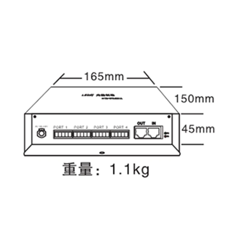 DMX512 LED Pixels Slave контроллер led sd карта для ws2812b/ws2811 пикселей Светодиодная лента AC110V