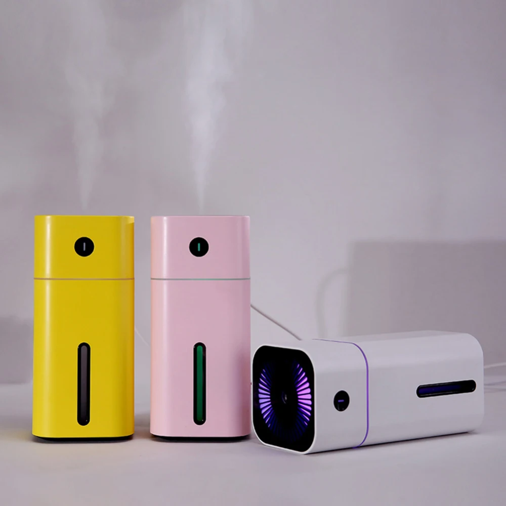 

180ML USB Humidifier 7 colors LED changing light Mini Cool Mist Humidifier for Office Car Bedroom air fresh Nano water sprayer