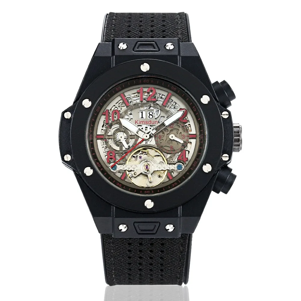 

2019 KIMSDUNWatches Men Sports Waterproof Date Analogue Men's Watches Chronograph Business Watches For Men Relogio Mascul