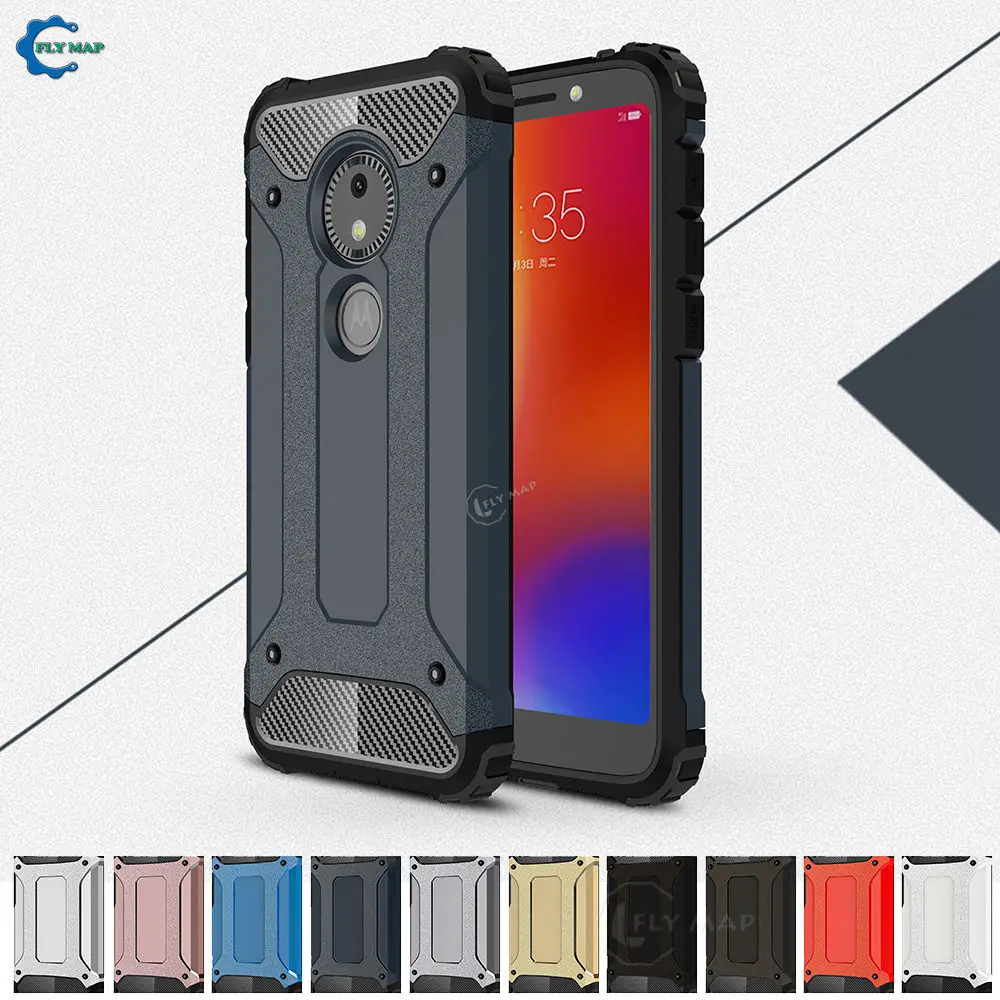 

Armor Case for Motorola Moto E5 Play Go XT1920-15 XT1920-16 XT1920-18 XT1920-19 Silicon Anti-Shock Hard Protection Phone Cover