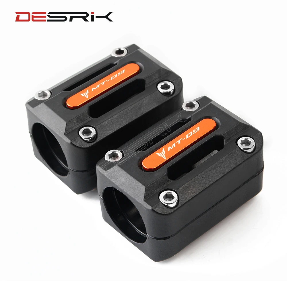 

For YAMAHA MT09 FZ09 MT-9 FZ-09 Motorcycle Accessories Engine Aluminum Bumper Guard Protection Decorative Block 5 Colors