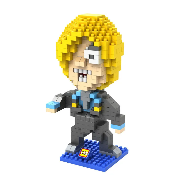 LOZ One Piece Мини блоки Луффи микро тысячи солнечных строительных игрушек Веселые