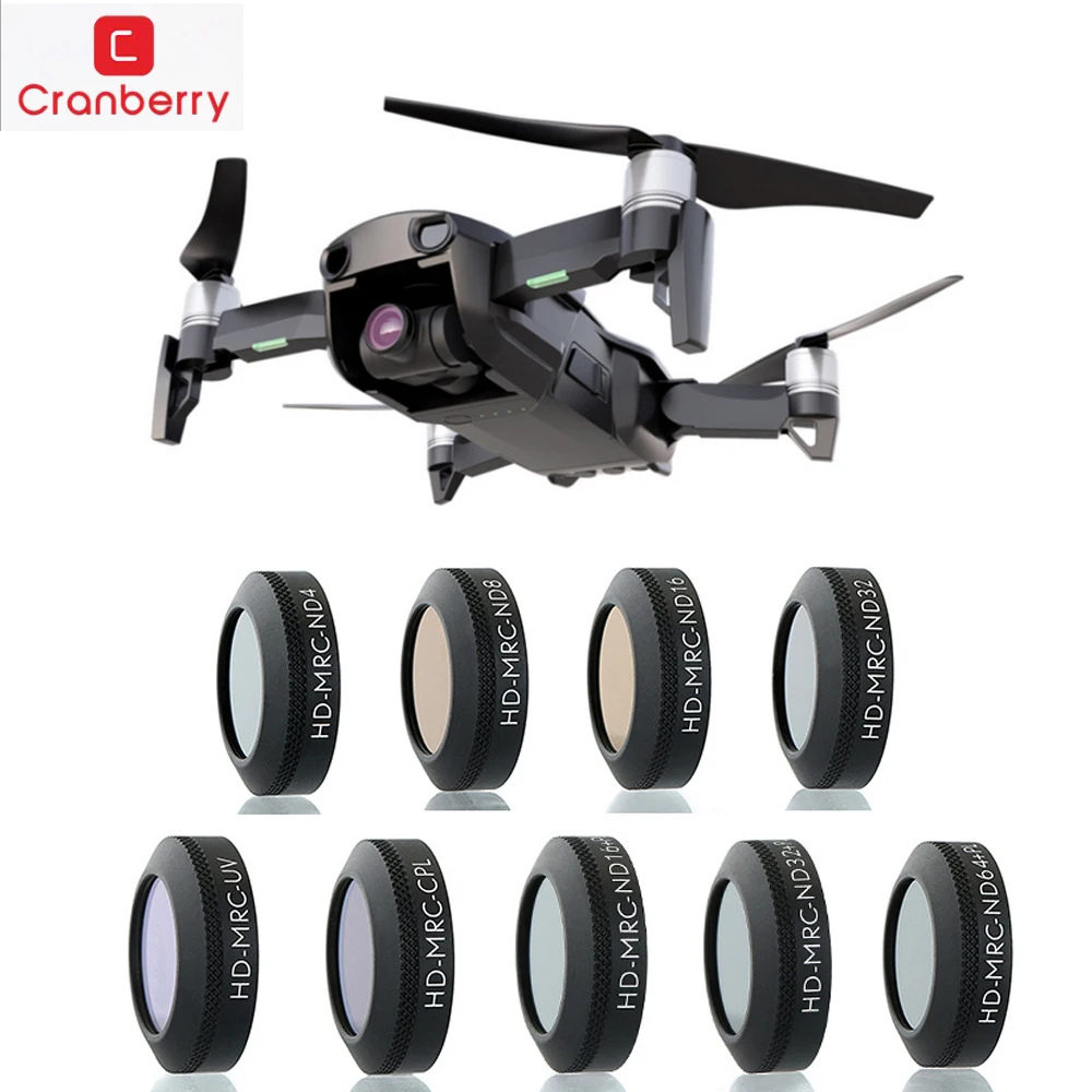 Cranberry Drone Filters Camera Mavic Air UV CPL ND 4 8 16 32 Neutral