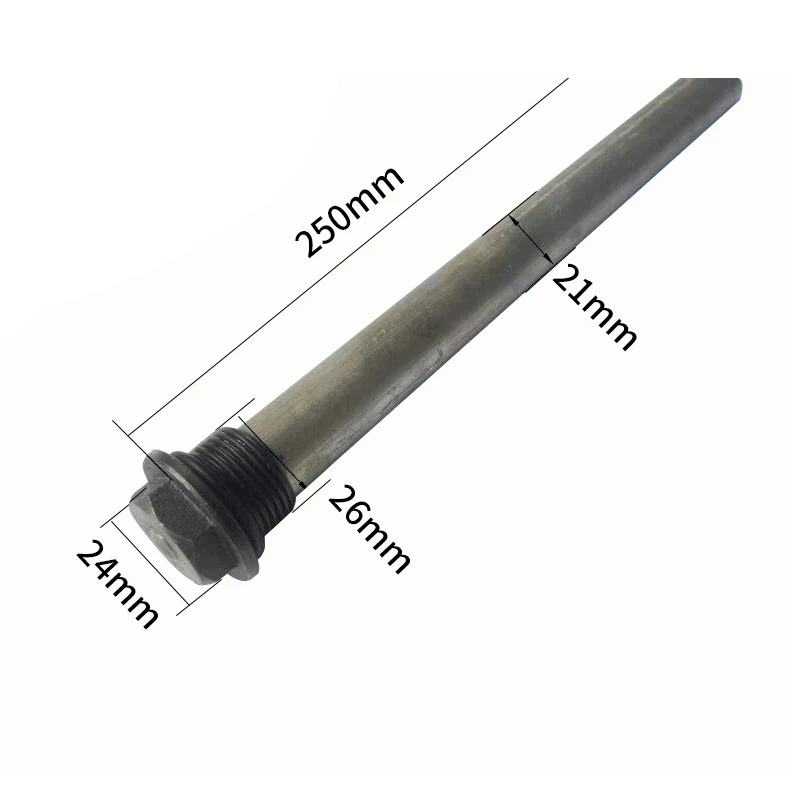 

Earth Star 24*250mm Magnesium Anode Rod for Water Heater Tanks -2
